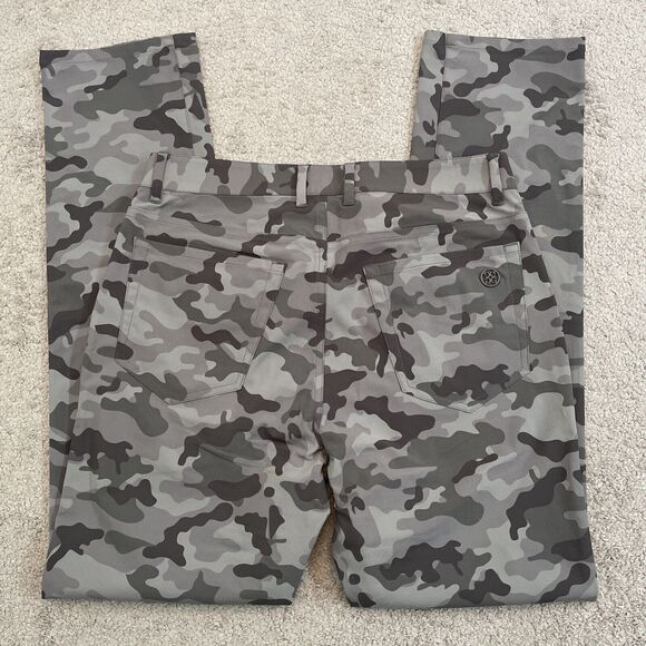G Fore Pants Mens 30 X 32 Camouflage Print Gray Golf Athleisure NWT NEW - Picture 3 of 12